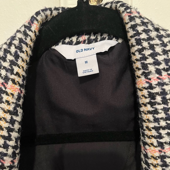 Old Navy Multi Colored Houndstooth Blazer | Sz. M | NWT - Picture 3 of 6